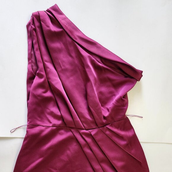 HUGO BOSS | One Shoulder Drape Dress - Picture 1 of 11